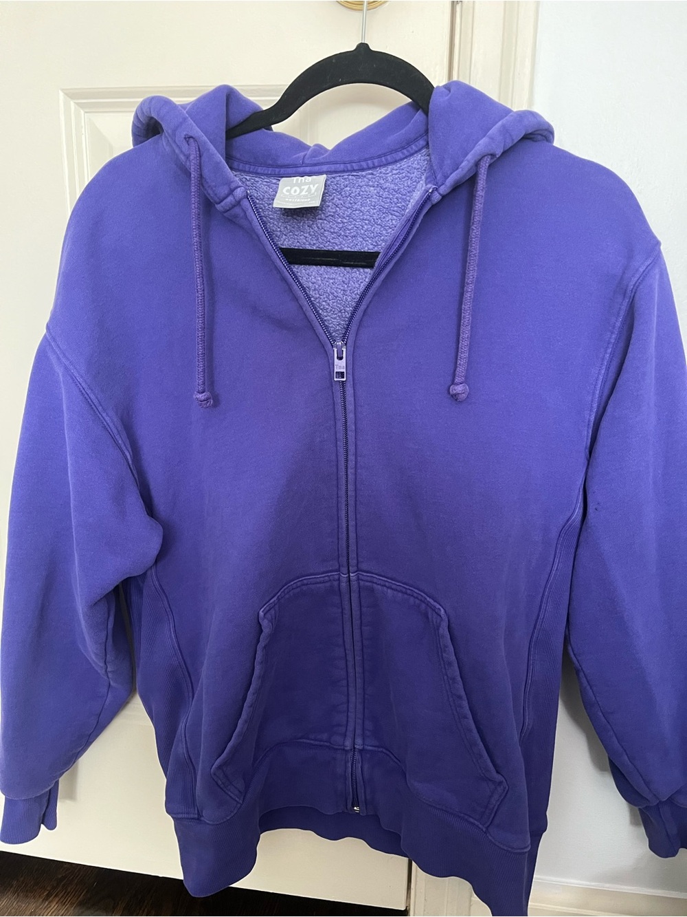 TNA Purple Zip Hoodie